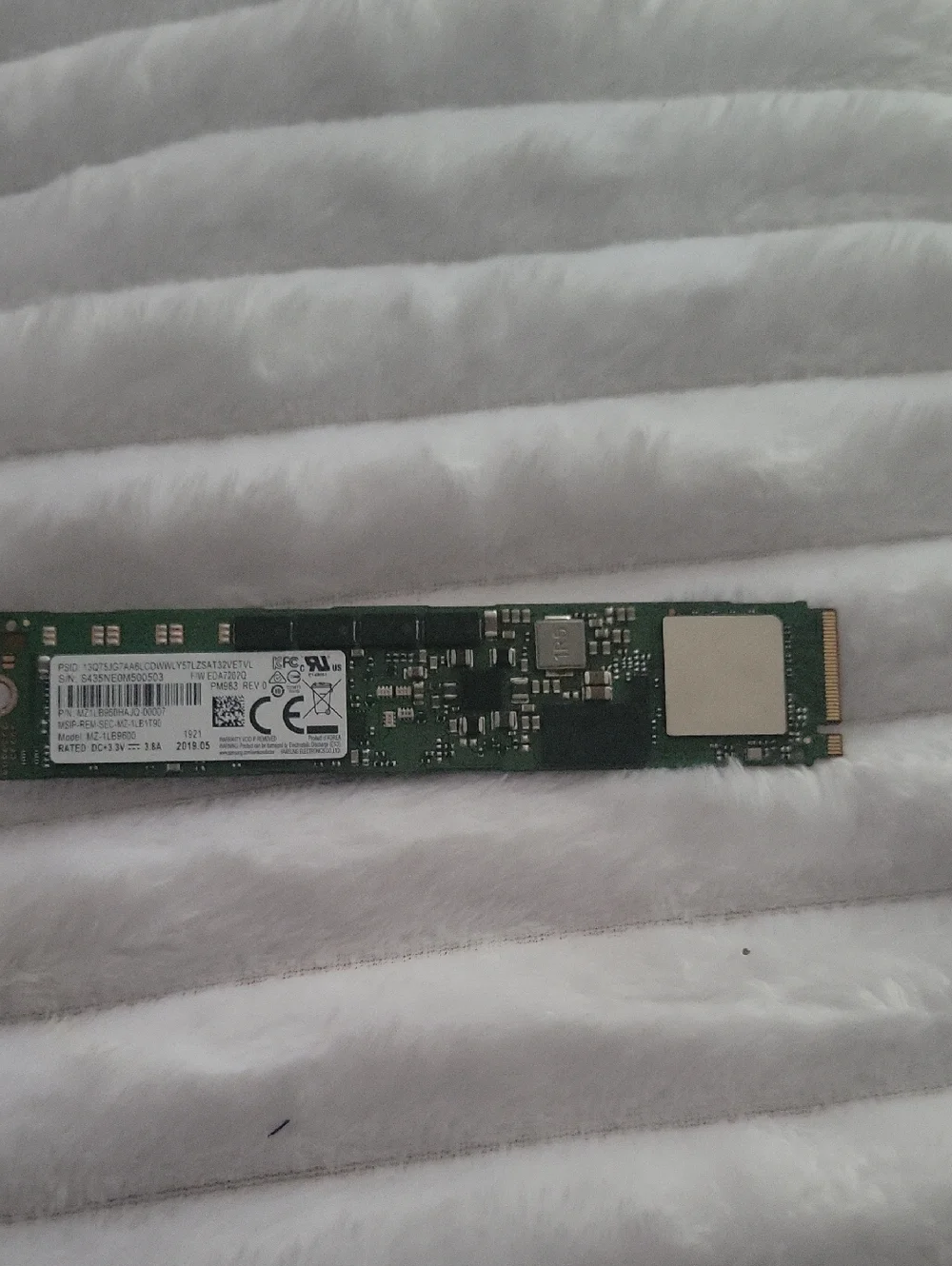 M.2 NVMe SSD Internal Storage Module - Green 960 GB